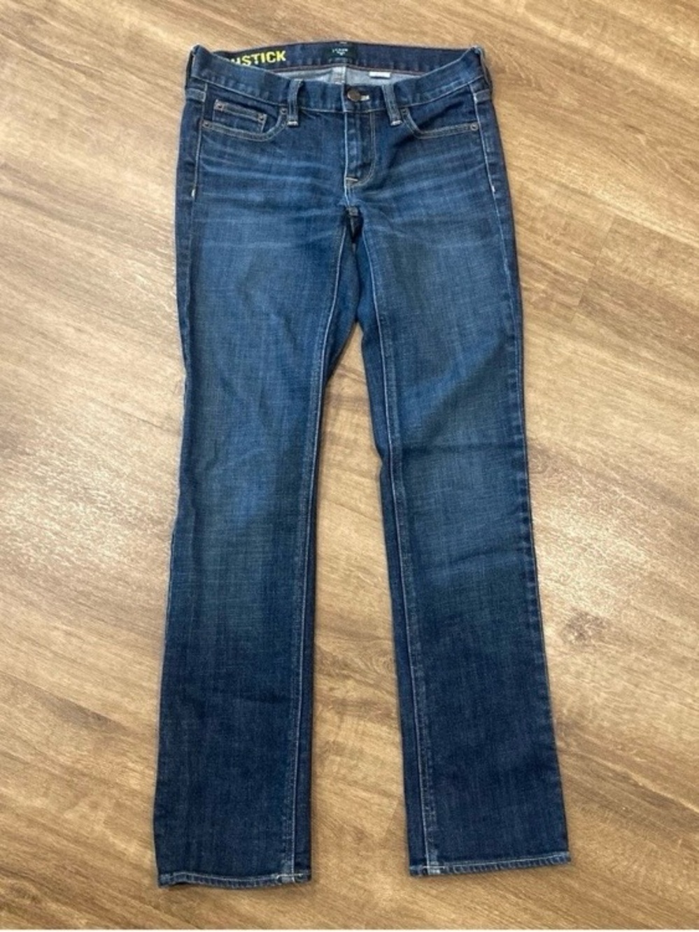 J.Crew Vintage Y2K Womens Matchstick Blue Fade Jeans Size 26S EUC